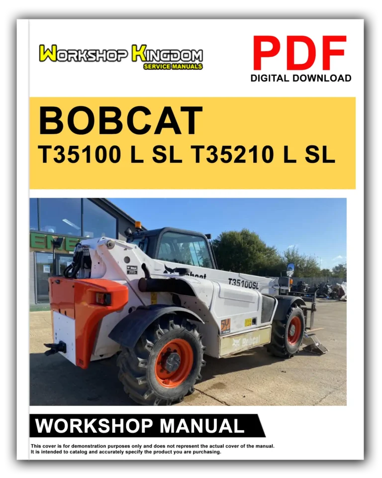 BOBCAT T35100 L SL T35210 L SL Workshop Repair Service Manual – English – PDF Download