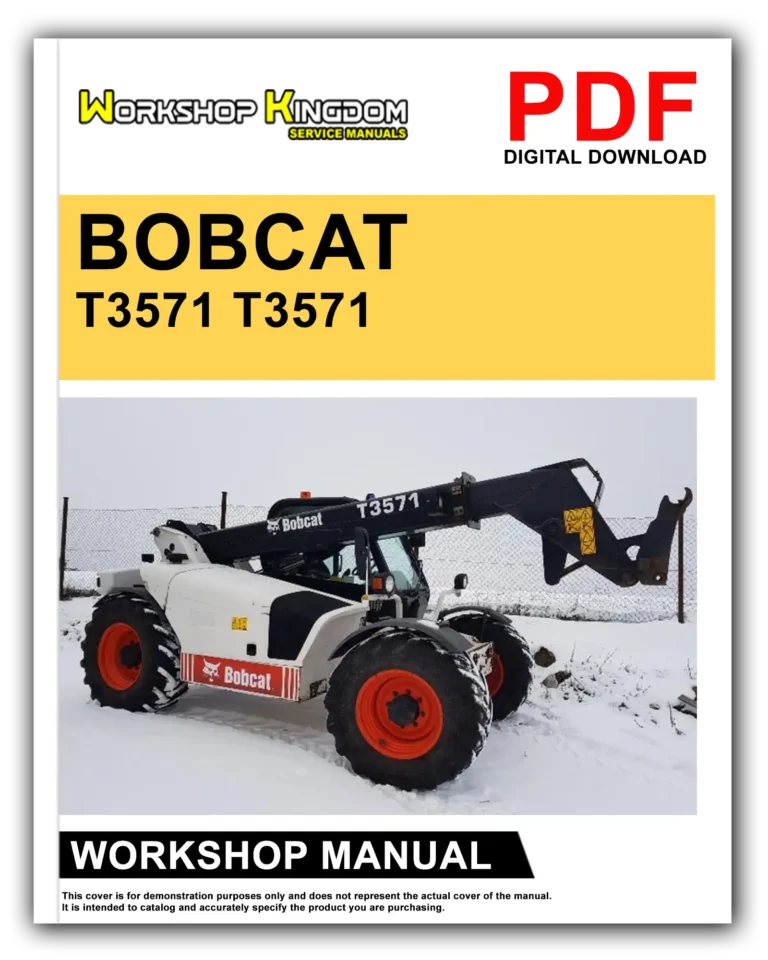 BOBCAT T3571 T3571L Workshop Repair Service Manual – English – PDF Download