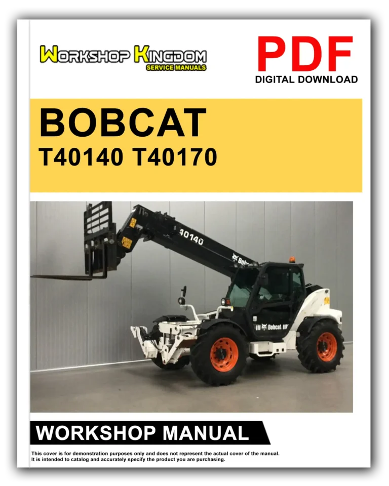 BOBCAT T40140 T40170 Workshop Repair Service Manual – English – PDF Download