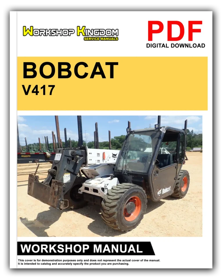 BOBCAT V417 Workshop Repair Service Manual – English – PDF Download