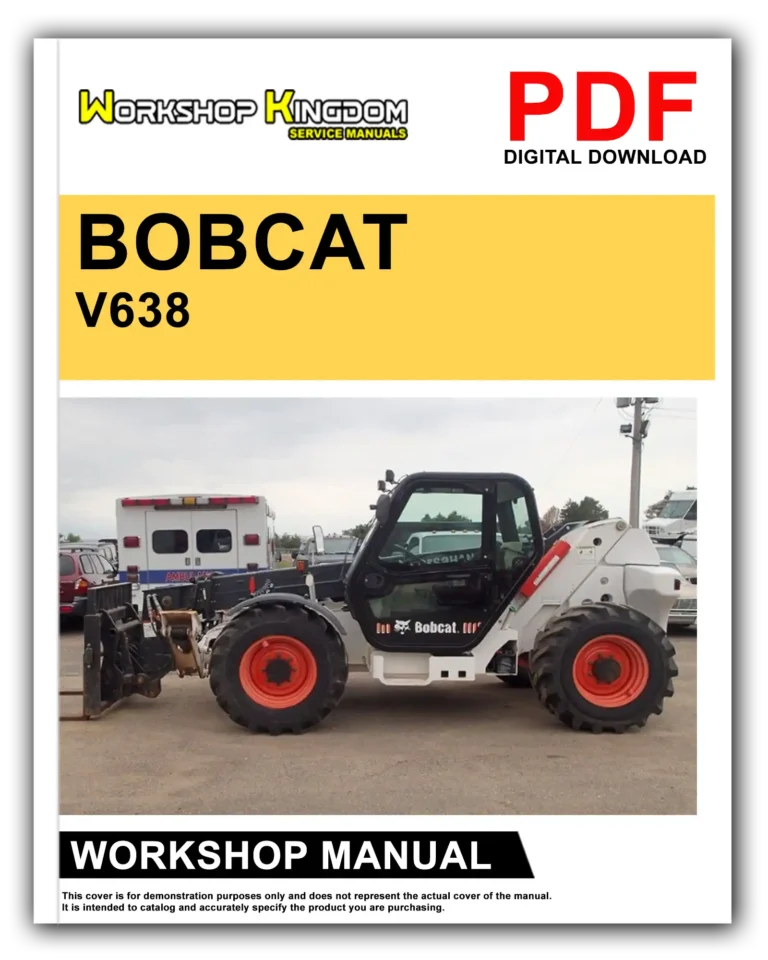 BOBCAT V638 Workshop Repair Service Manual – English – PDF Download