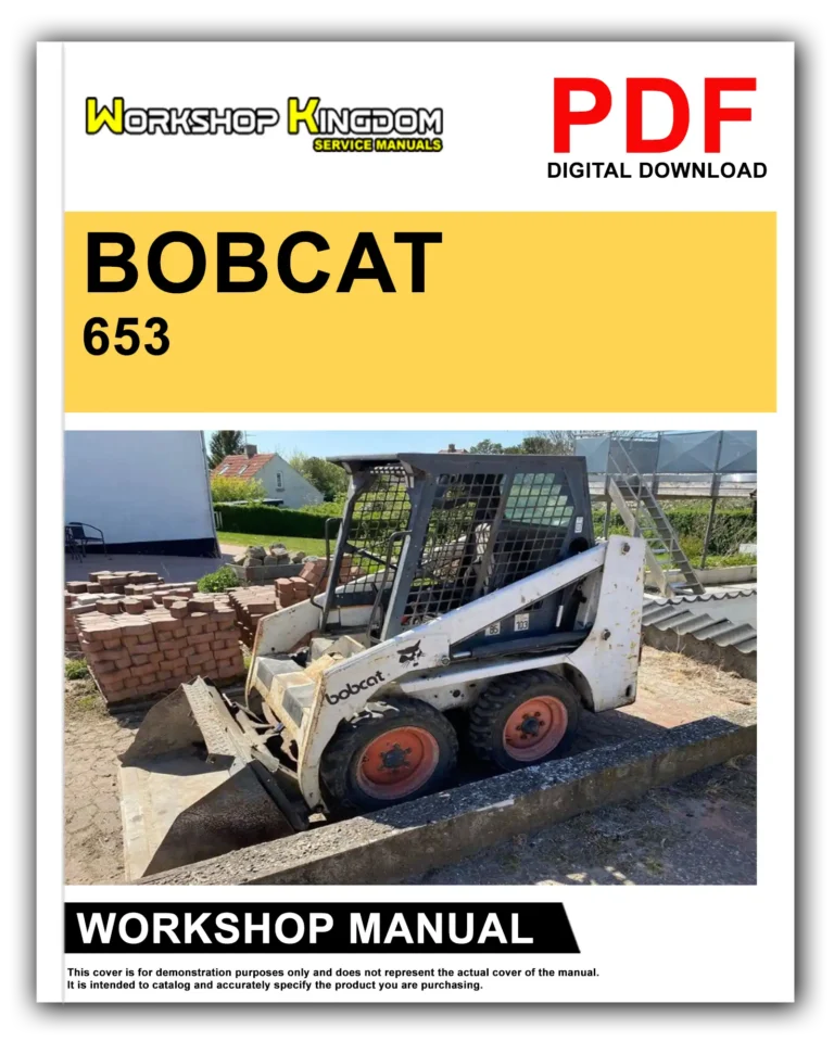 BOBCAT 653 Workshop Repair Service Manual – English – PDF Download