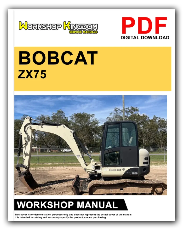 BOBCAT ZX75 Workshop Repair Service Manual – English – PDF Download