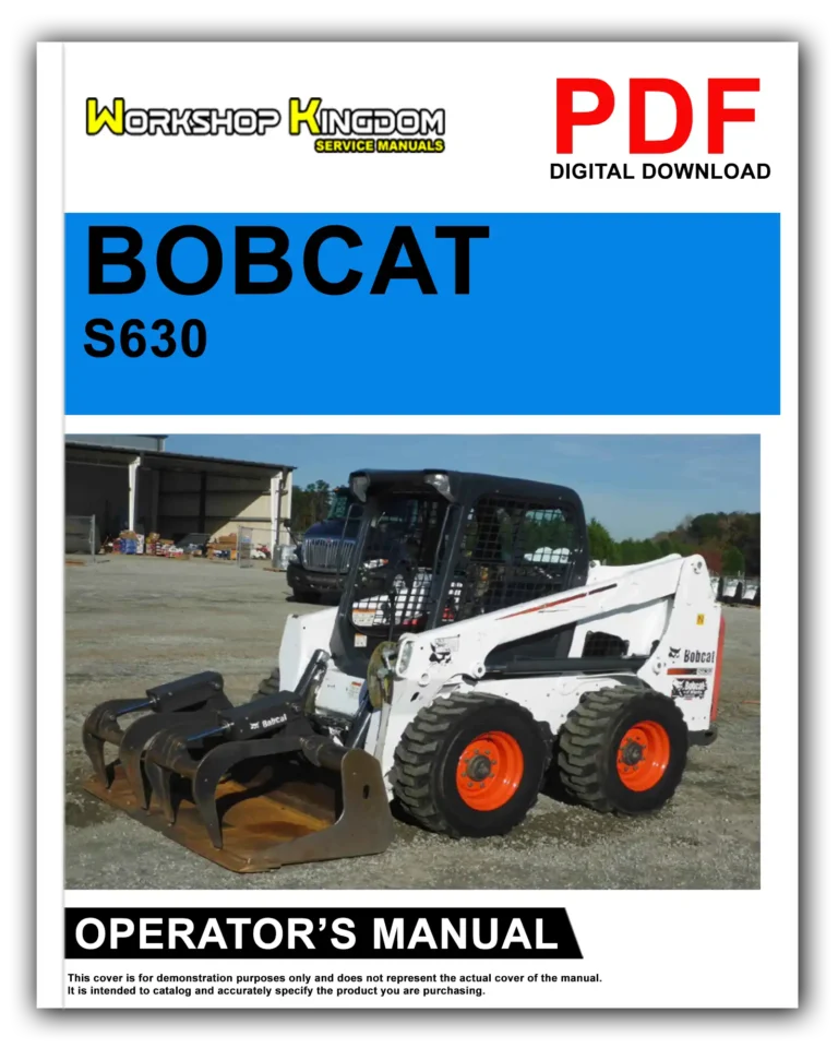BOBCAT S630 Operator’s Manual – English – PDF Download