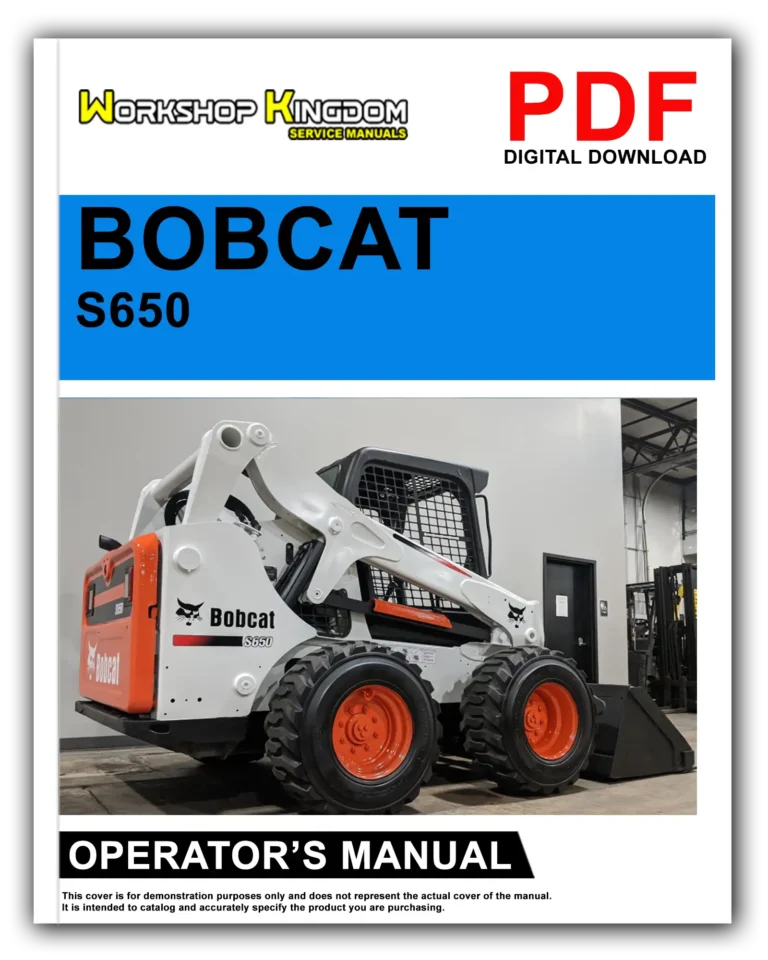 BOBCAT S650 Operator’s Manual – English – PDF Download