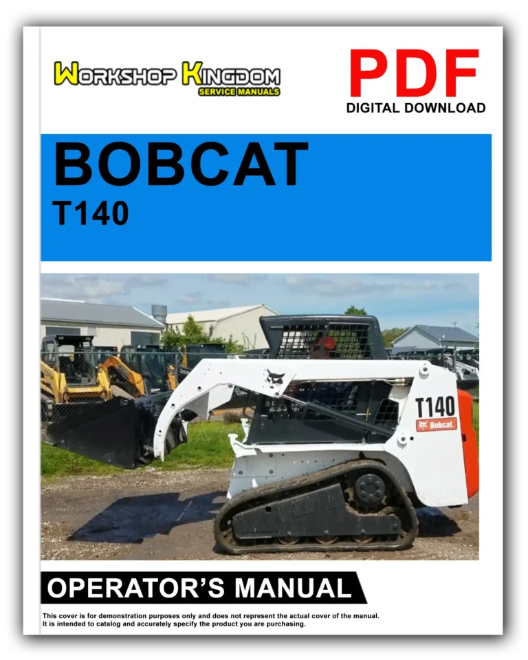 BOBCAT T140 Operator’s Manual – English – PDF Download