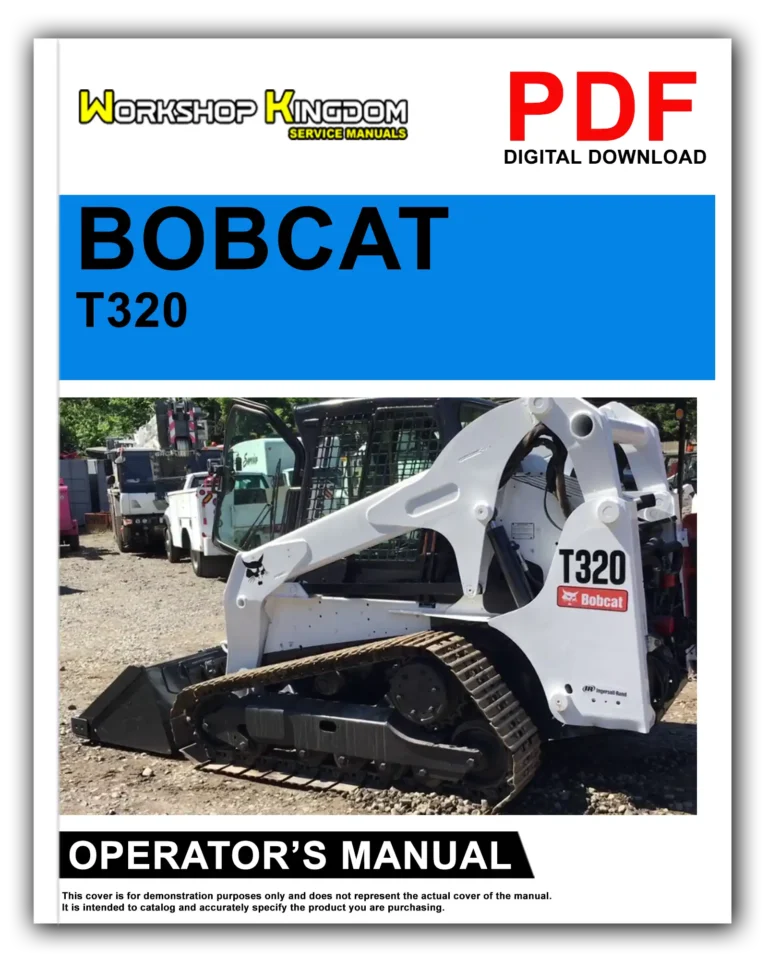 BOBCAT T320 Operator’s Manual – English – PDF Download