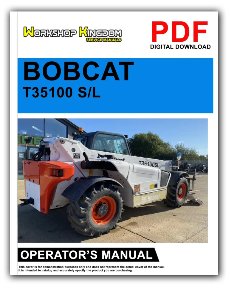 BOBCAT T35100 (S/L) Operator’s Manual – English – PDF Download