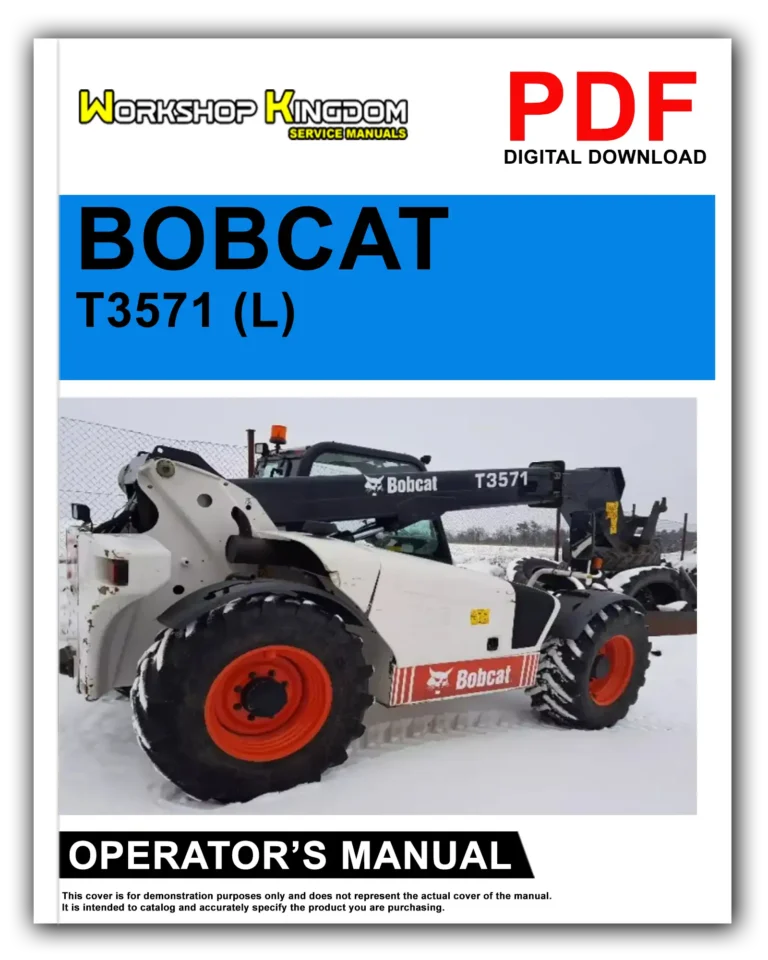 BOBCAT T3571 (L) Operator’s Manual – English – PDF Download
