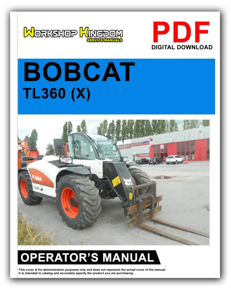BOBCAT TL360 (X) Operator’s Manual – English – PDF Download