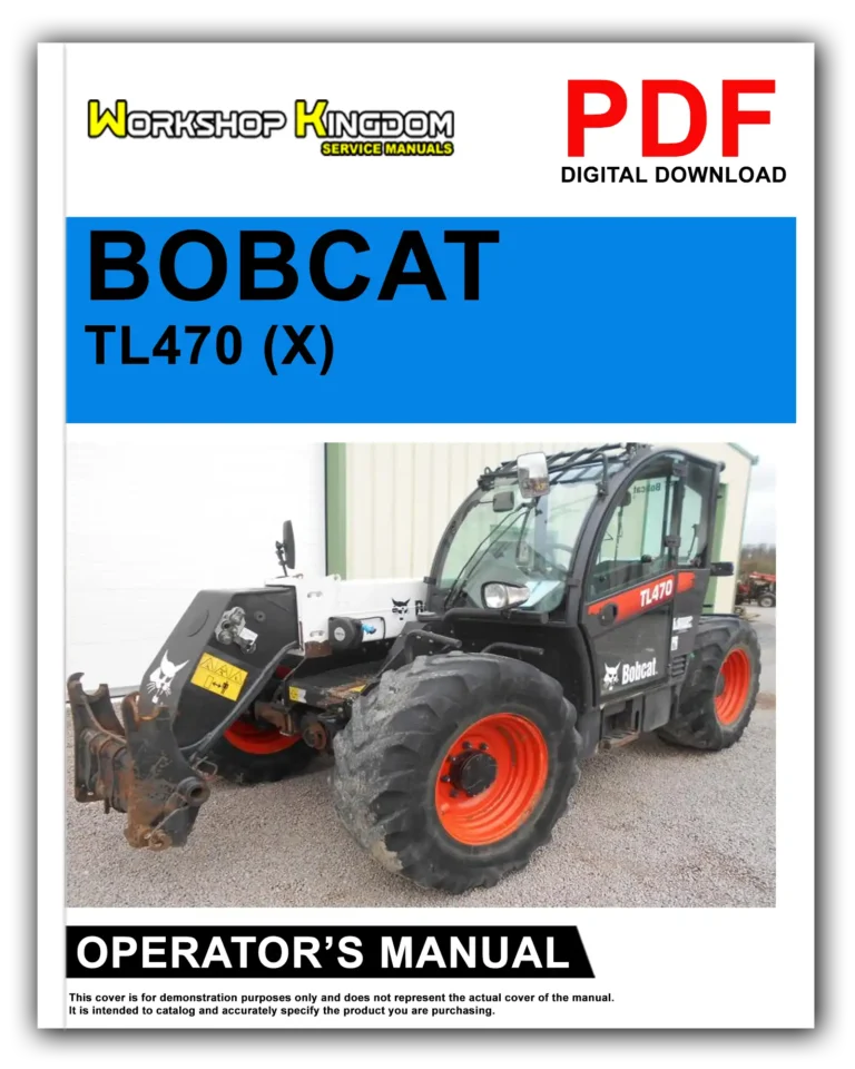 BOBCAT TL470 (X) Operator’s Manual – English – PDF Download