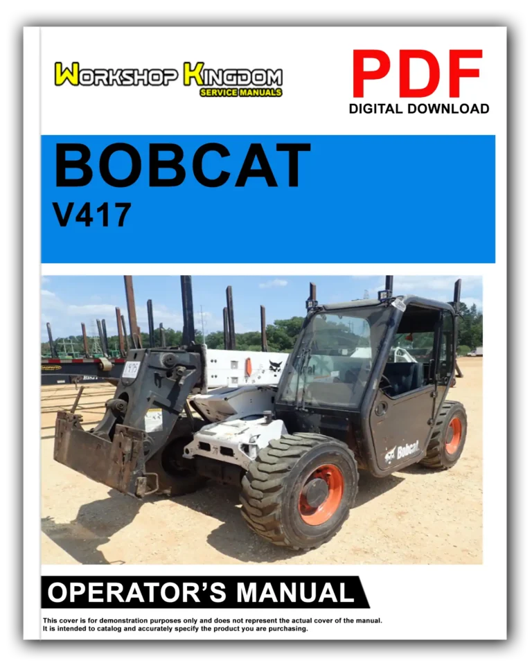BOBCAT V417 Operator’s Manual – English – PDF Download