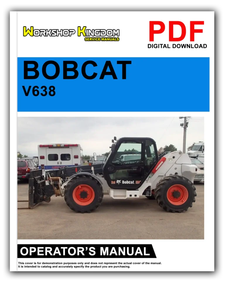BOBCAT V638 Operator’s Manual – English – PDF Download