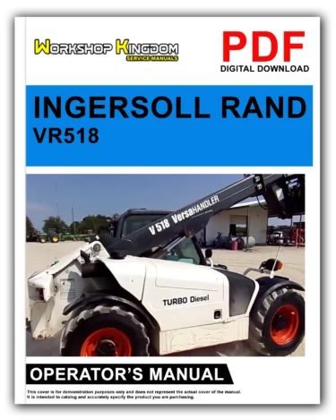 INGERSOLL RAND VR518 Operator’s Manual – English – PDF Download
