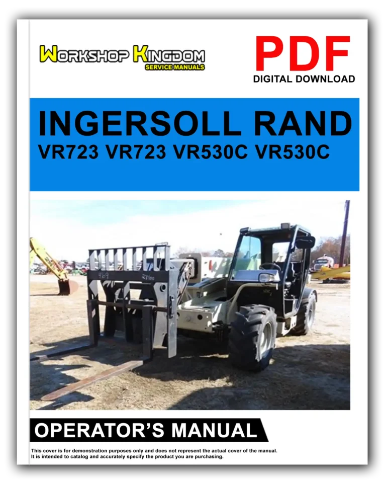 INGERSOLL RAND VR723 VR723 VR530C VR530C Operator’s Manual – English – PDF Download