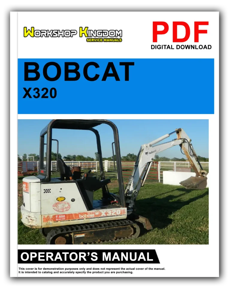 BOBCAT X320 Operator’s Manual – English – PDF Download