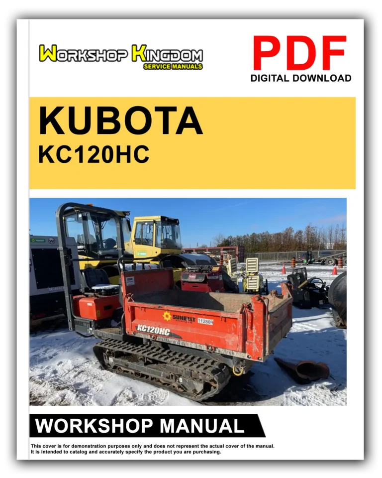 KUBOTA KC120HC Workshop Repair Service Manual – English – PDF Download