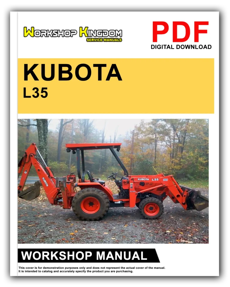 KUBOTA L35 Workshop Repair Service Manual – English – PDF Download