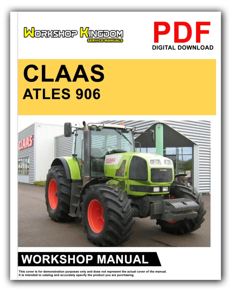CLAAS ATLES 906 Workshop Repair Service Manual – English – PDF Download