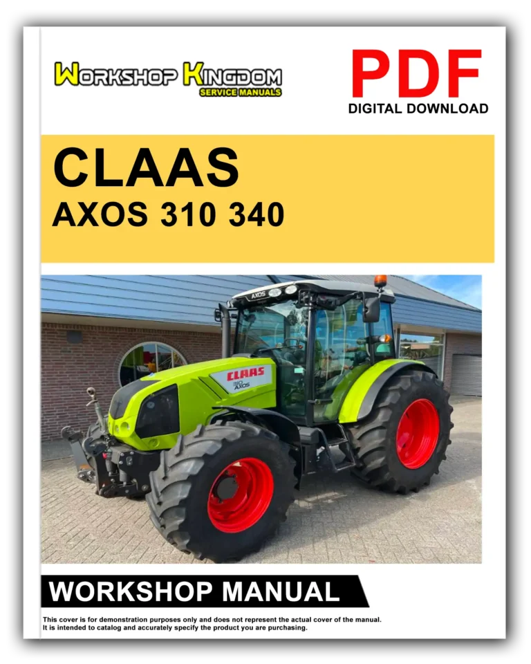CLAAS AXOS 310 340 Workshop Repair Service Manual – English – PDF Download