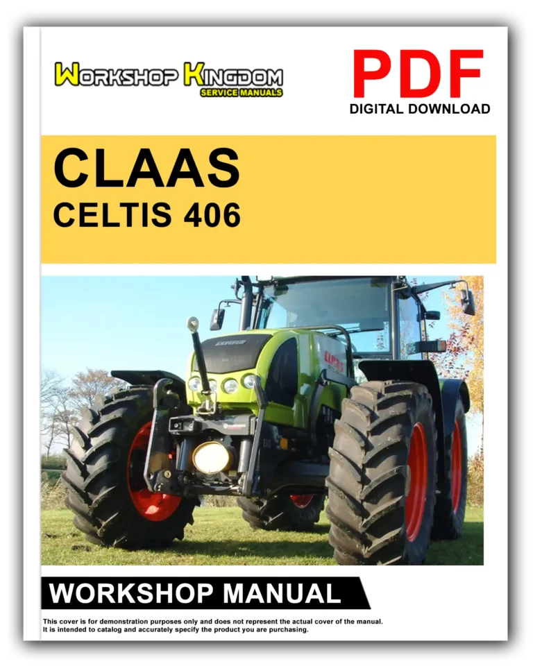 CLAAS CELTIS 406 Workshop Repair Service Manual – English – PDF Download