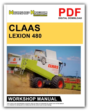CLAAS LEXION 480 Workshop Repair Service Manual – English – PDF Download
