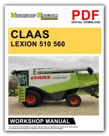 CLAAS LEXION 510 560 Workshop Repair Service Manual – English – PDF Download