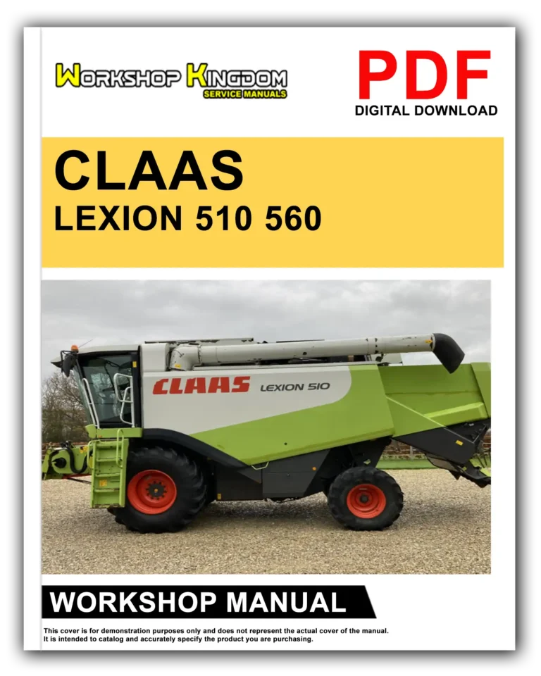 CLAAS LEXION 510 560 Workshop Repair Service Manual – English – PDF Download