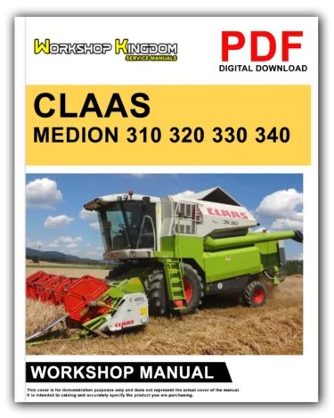 CLAAS MEDION 310 320 330 340 Workshop Repair Service Manual – English – PDF Download