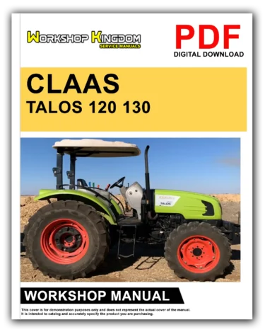 CLAAS TALOS 120 130 Workshop Repair Service Manual – English – PDF Download