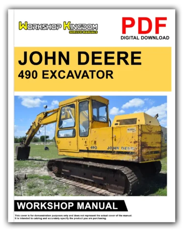 JOHN DEERE 490 EXCAVATOR Workshop Repair Service Manual – English – PDF Download