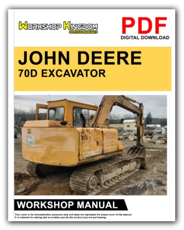 JOHN DEERE 70D EXCAVATOR Workshop Repair Service Manual – English – PDF Download