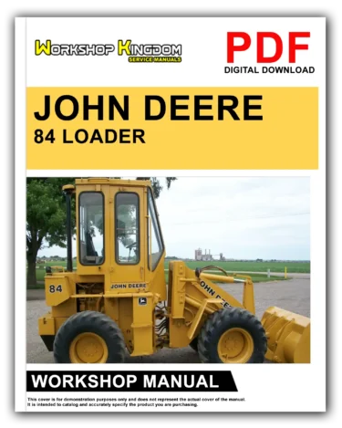 JOHN DEERE 84 LOADER Workshop Repair Service Manual – English – PDF Download